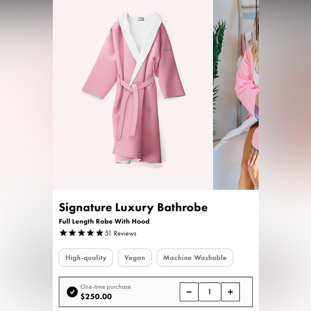 Truly Beauty Luxury Robe - Picture 2 of 8